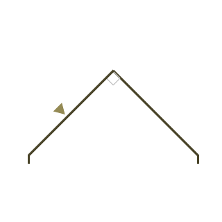 Angle sortant BV